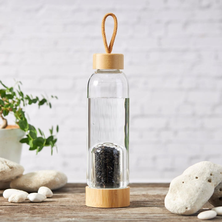Bouteille d'eau à infusion de cristal - Eau de gemme - Karma et Moi