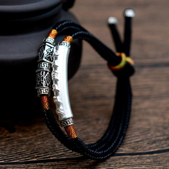 Double bracelet avec mantra tibétain - Karma et Moi