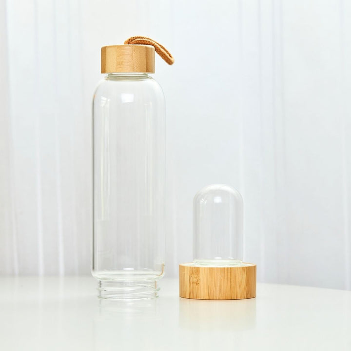 Bouteille d'eau à infusion de cristal - Eau de gemme - Karma et Moi
