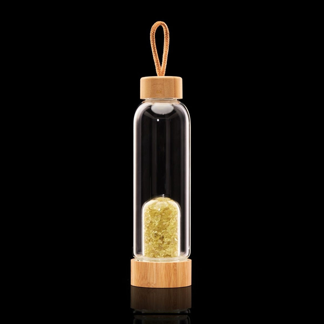 Bouteille d'eau à infusion de cristal - Eau de gemme - Karma et Moi