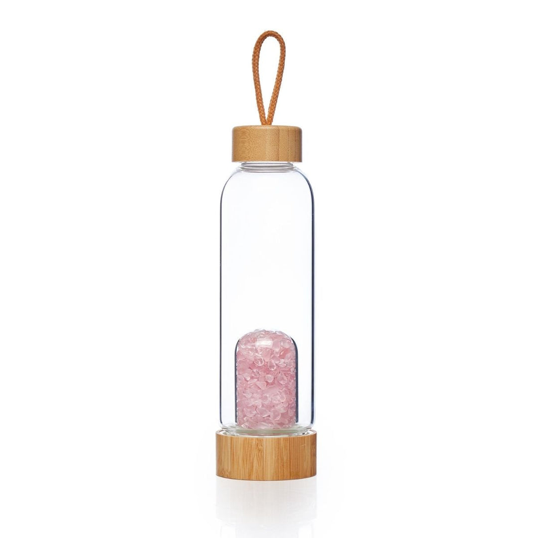 Bouteille d'eau à infusion de cristal - Eau de gemme - Karma et Moi