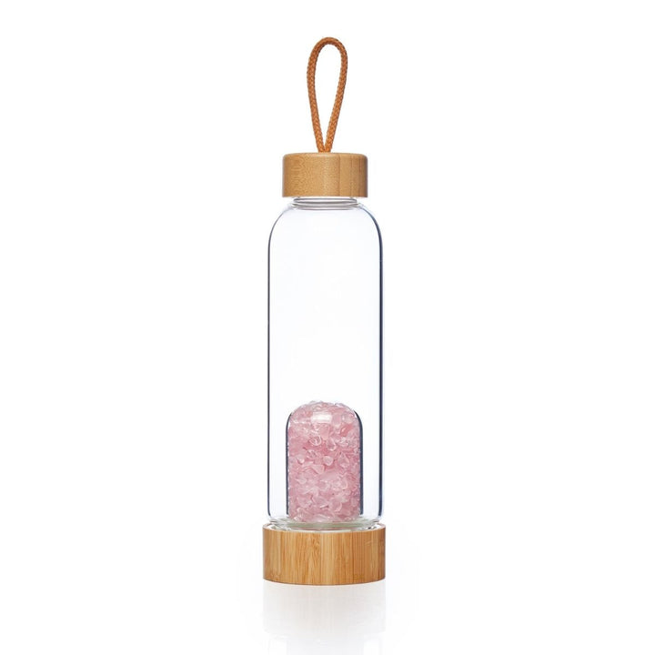 Bouteille d'eau à infusion de cristal - Eau de gemme - Karma et Moi