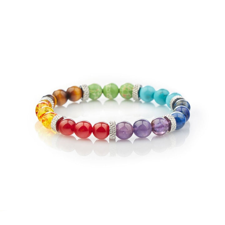 Bracelet de pierres des 7 chakras - Karma et Moi