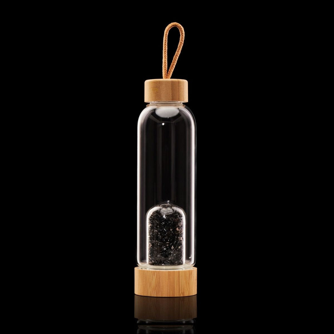 Bouteille d'eau à infusion de cristal - Eau de gemme - Karma et Moi
