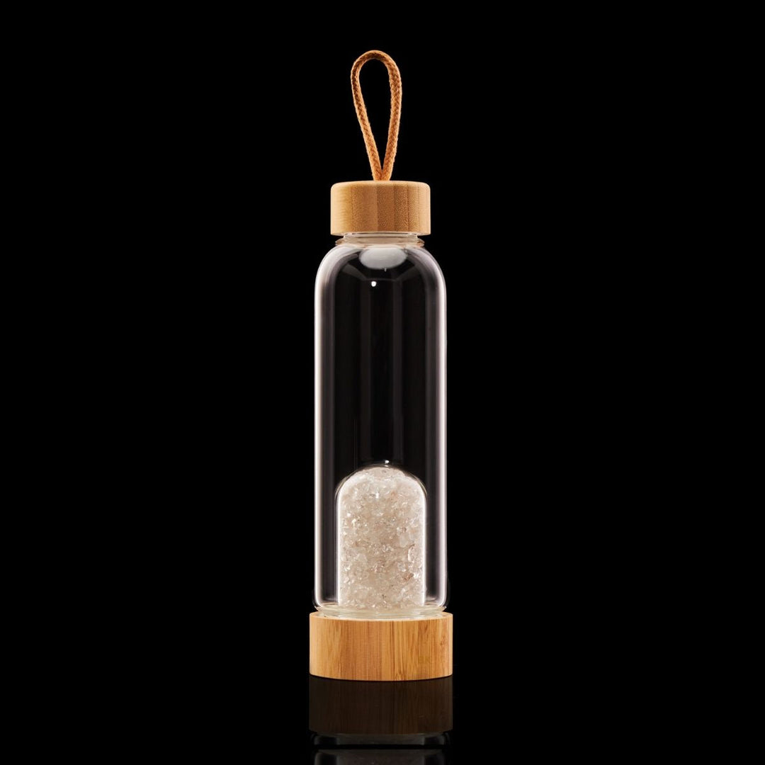 Bouteille d'eau à infusion de cristal - Eau de gemme - Karma et Moi