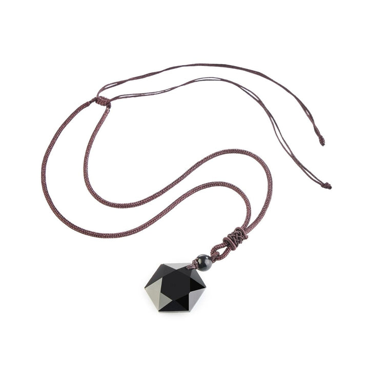 GRATUIT Talisman en obsidienne noire - Collier de protection - Karma et Moi