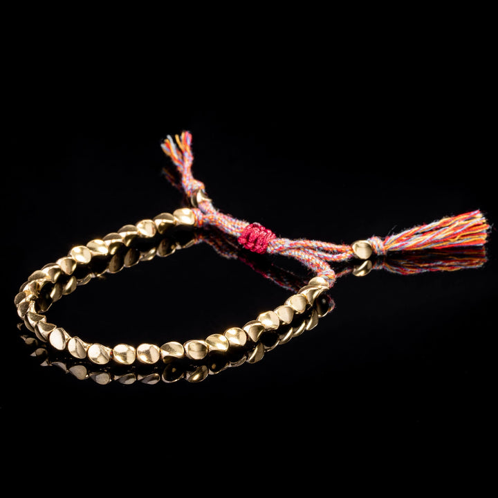 GRATUIT Bracelet tibétain fait main en perles de cuivre - Karma et Moi