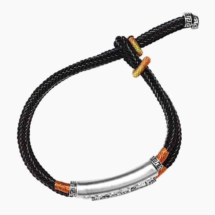 Double bracelet avec mantra tibétain - Karma et Moi