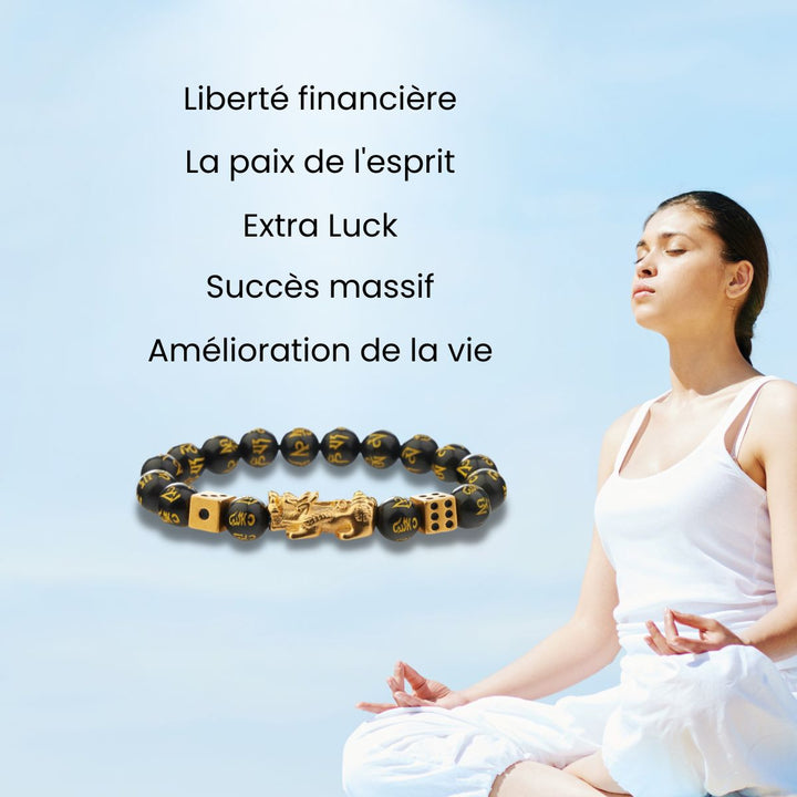 Bracelet Pixiu pour les jeux d'argent et contre les dettes - Succès optimisé - Karma et Moi
