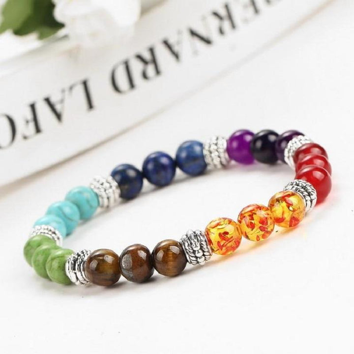 Bracelet de pierres des 7 chakras - Karma et Moi