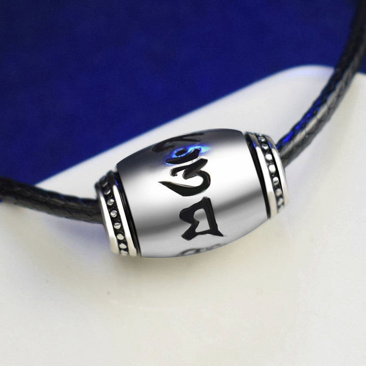 Collier bouddhiste tibétain - Mantra porte-bonheur - Karma et Moi