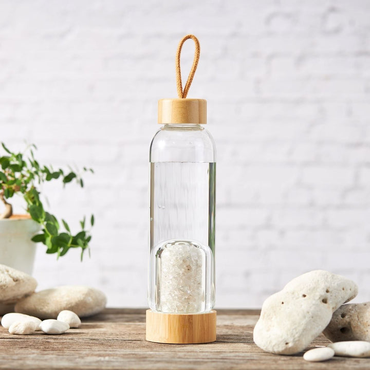 Bouteille d'eau à infusion de cristal - Eau de gemme - Karma et Moi