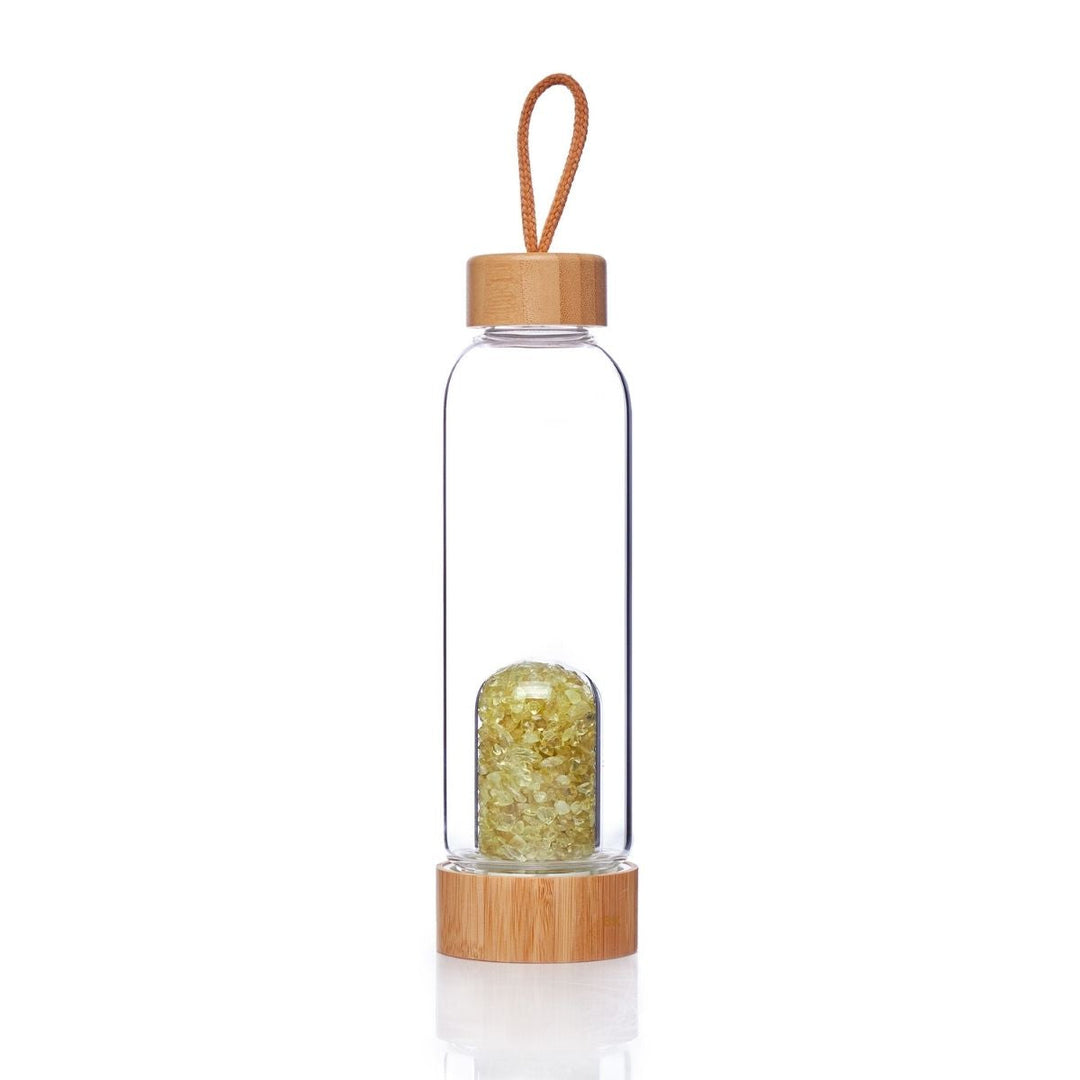 Bouteille d'eau à infusion de cristal - Eau de gemme - Karma et Moi