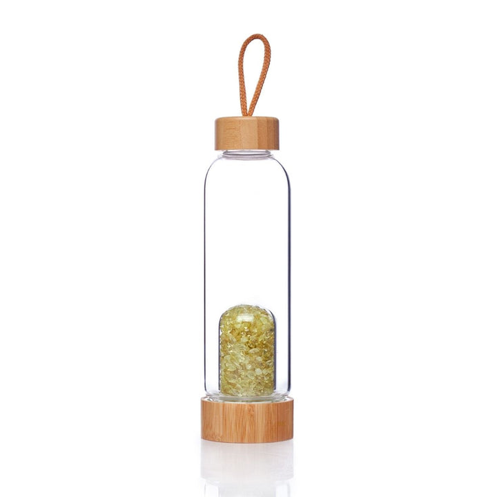 Bouteille d'eau à infusion de cristal - Eau de gemme - Karma et Moi