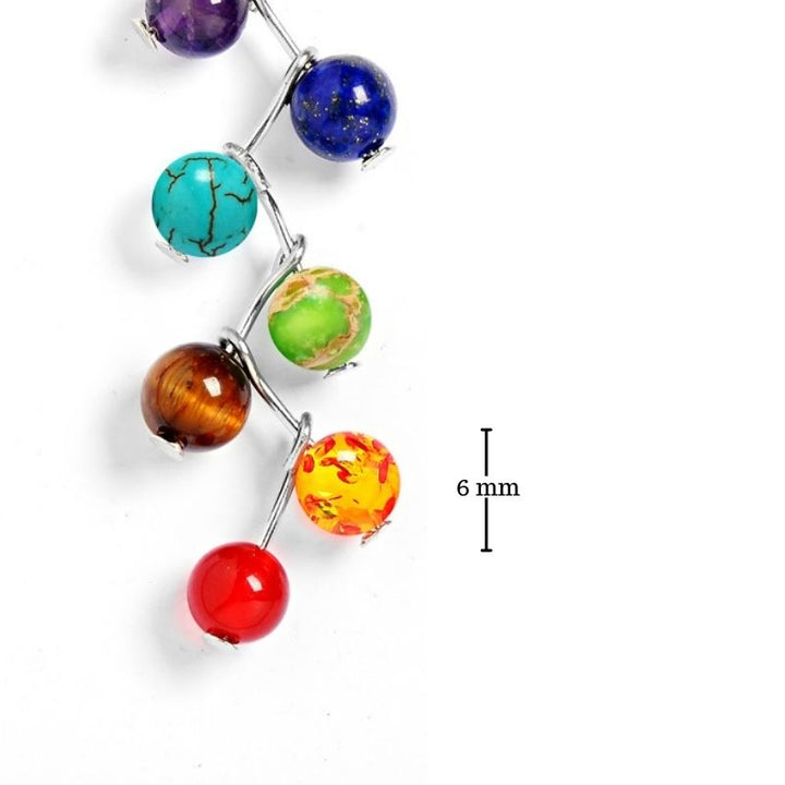 Boucles d'oreille des 7 Chakras - Pour activer des centres d'énergie - Karma et Moi